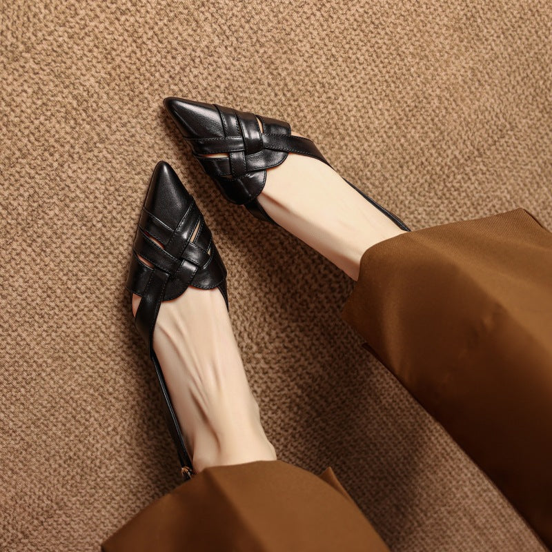 Valentina Genuine Leather Heels