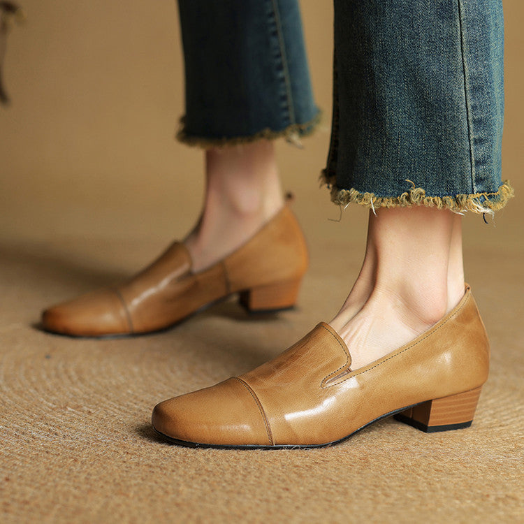 Leena Genuine Leather Loafers