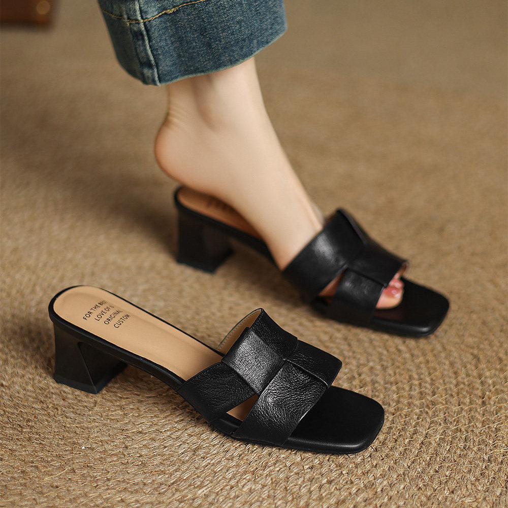 Sereno Leather Mules