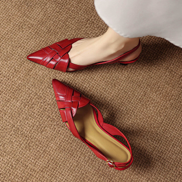 Valentina Genuine Leather Heels