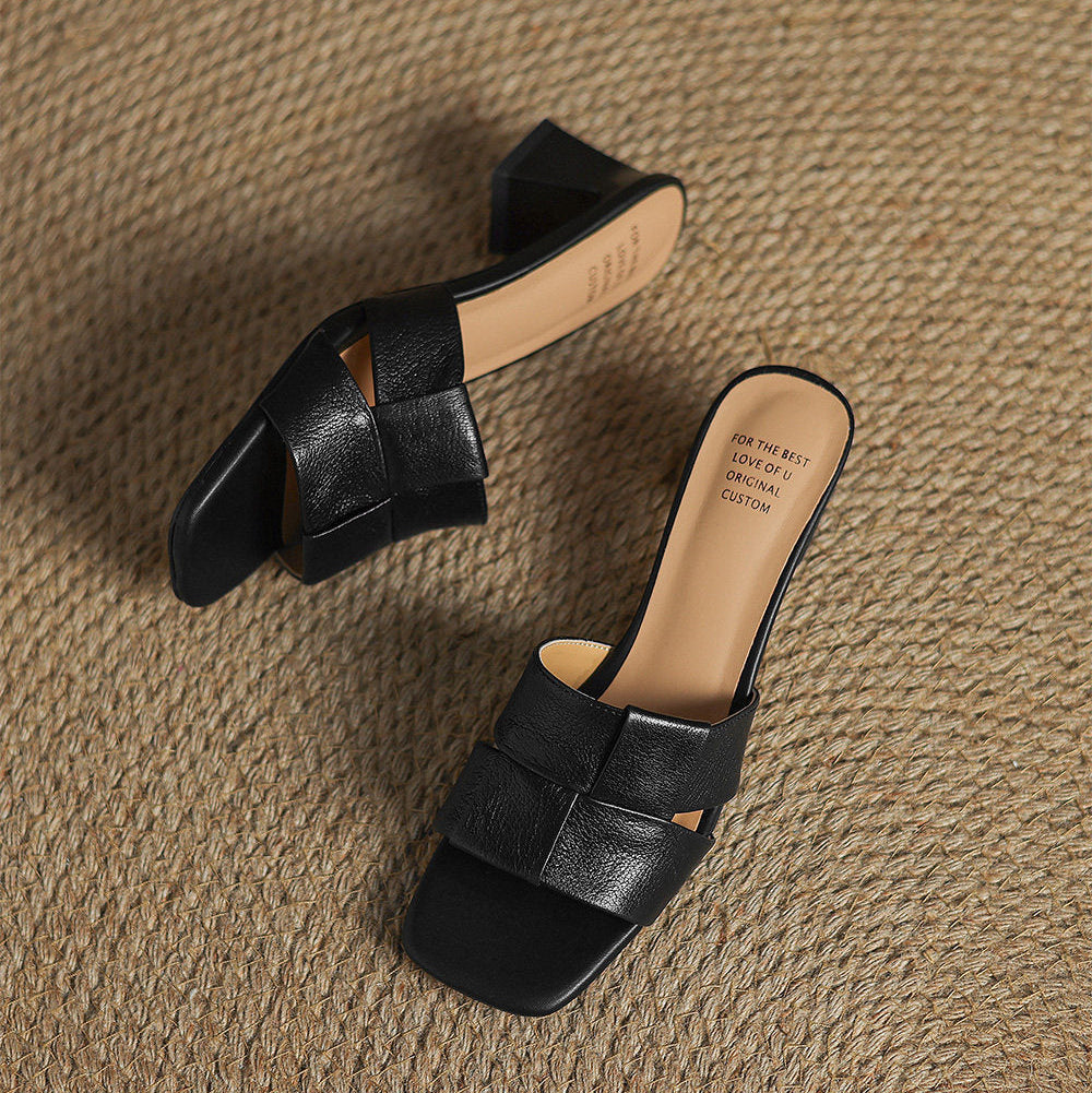 Sereno Leather Mules