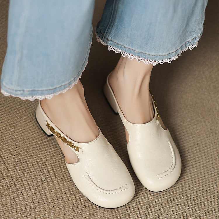 Lira Leather Mules