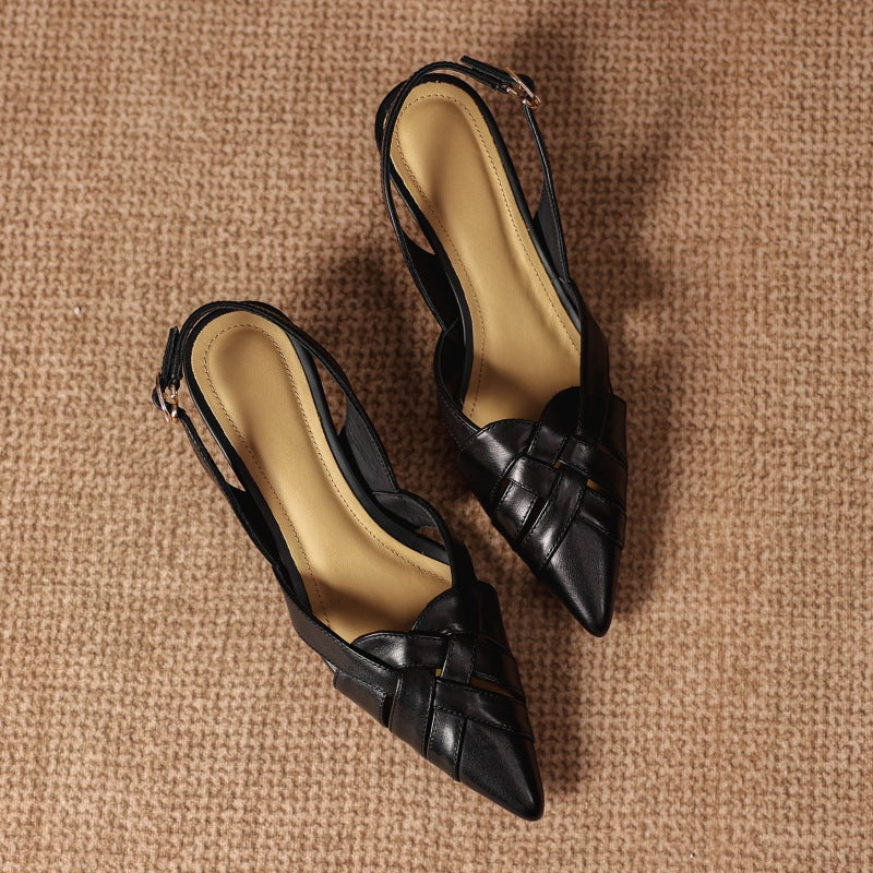 Valentina Genuine Leather Heels
