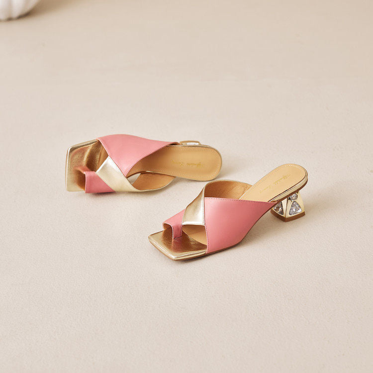 Opaline Genuine Leather Heels