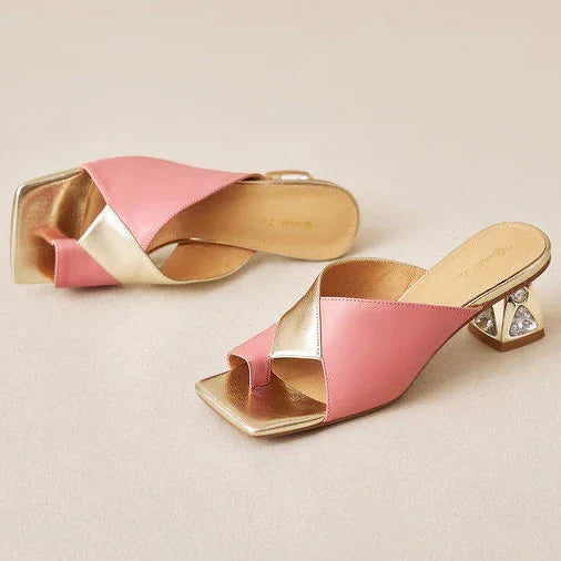 Opaline Genuine Leather Heels