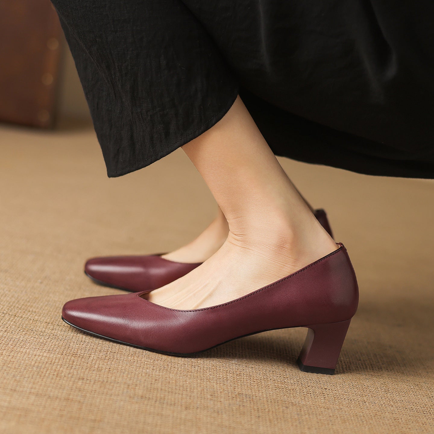 Orella Genuine Leather Heels