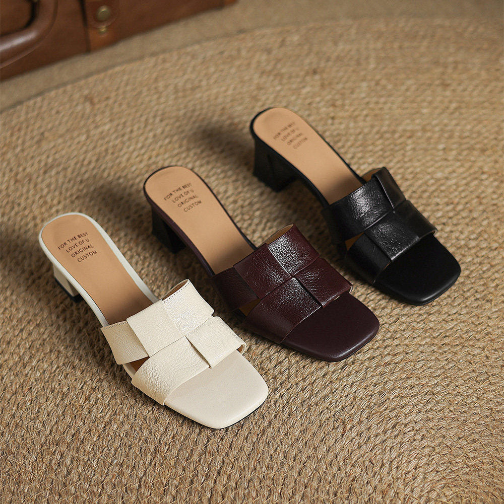 Sereno Leather Mules
