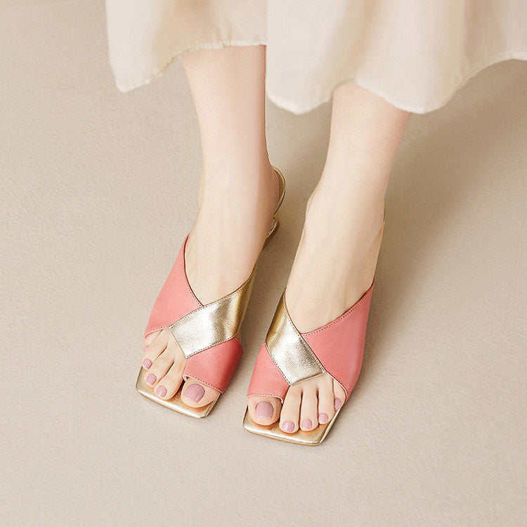 Opaline Genuine Leather Heels