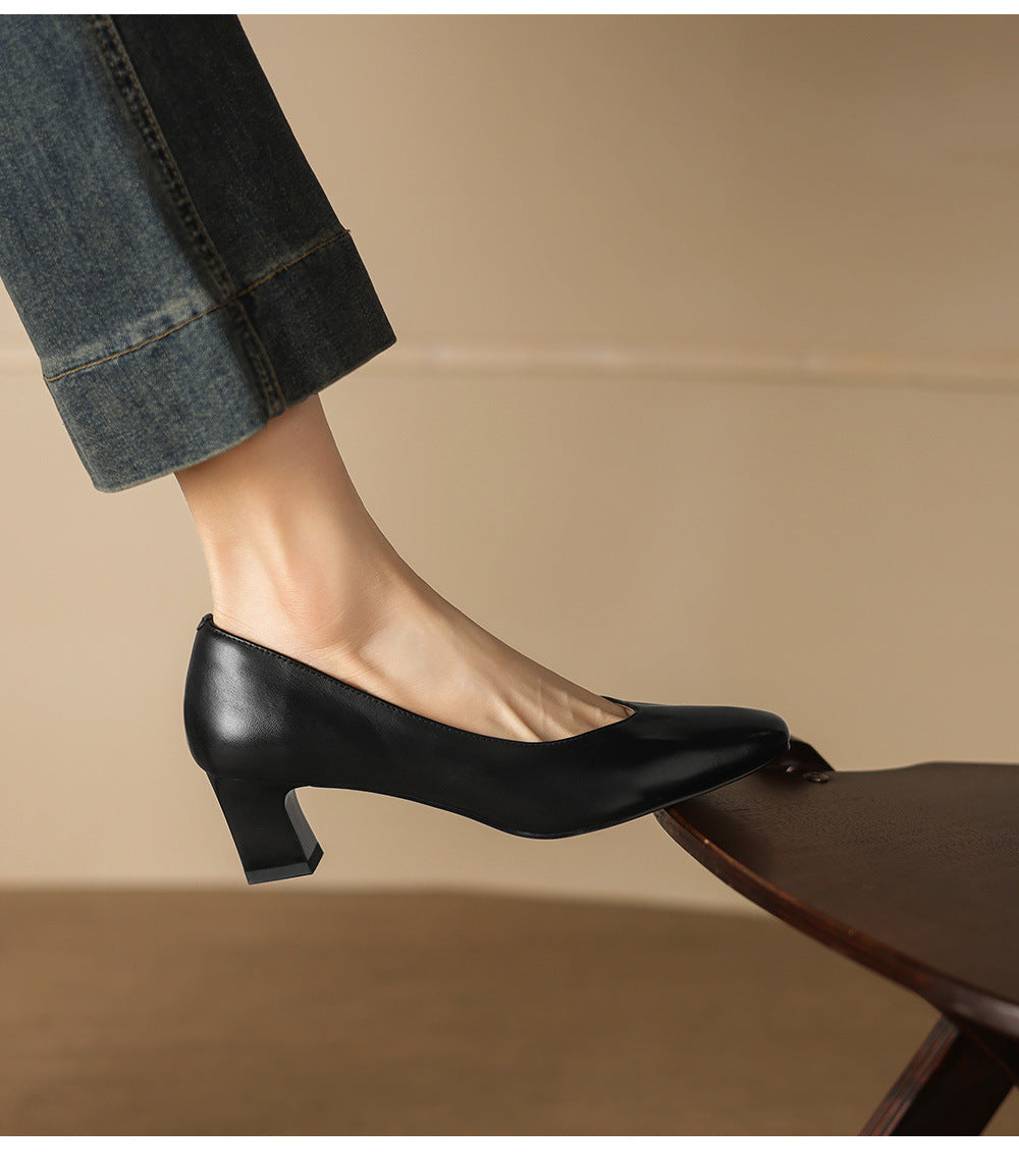 Orella Genuine Leather Heels