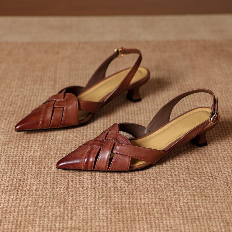 Valentina Genuine Leather Heels