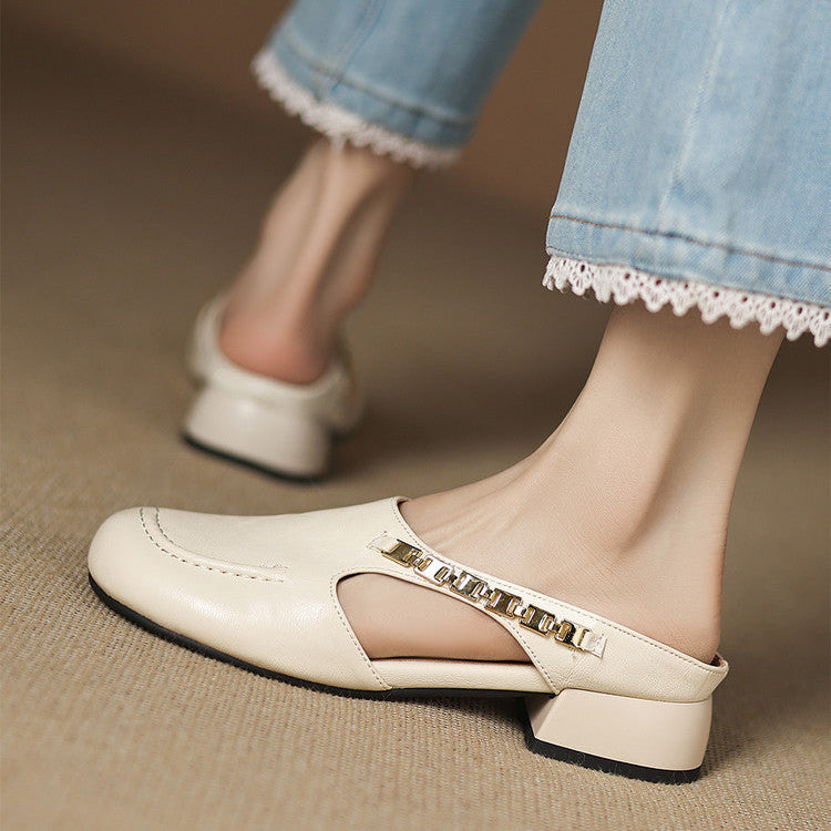 Lira Leather Mules