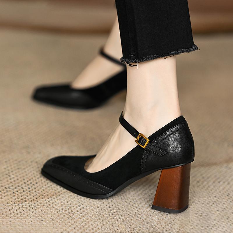 Lior Leather Heels