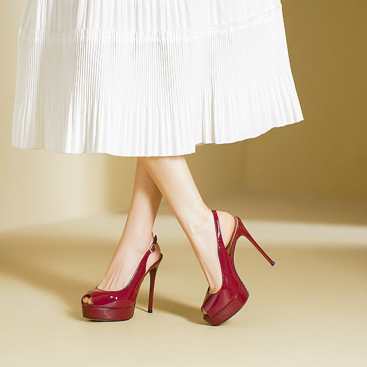Arvella Leather Heels