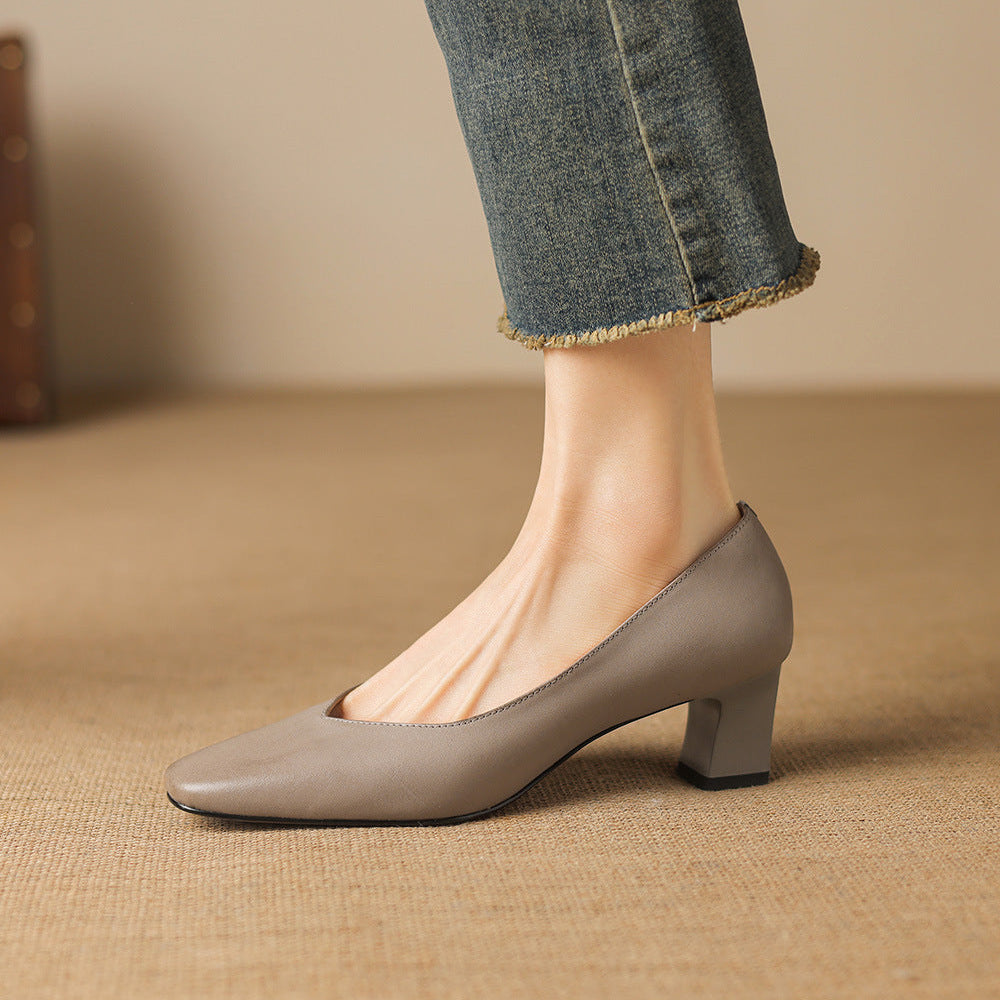 Orella Genuine Leather Heels