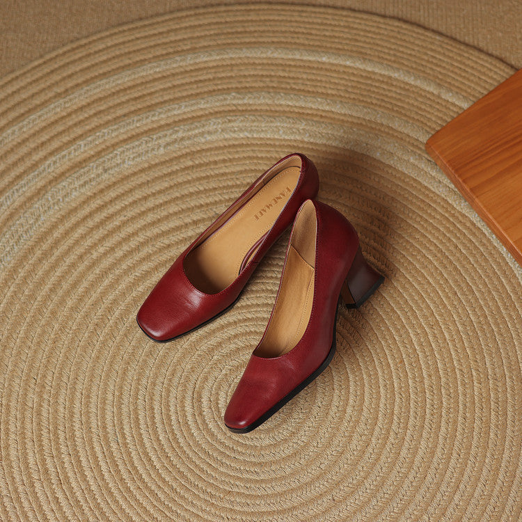 Eden Genuine Leather Heels