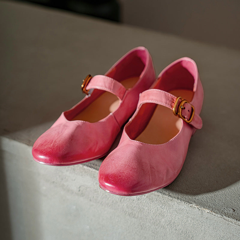 Galla Genuine Leather Heels