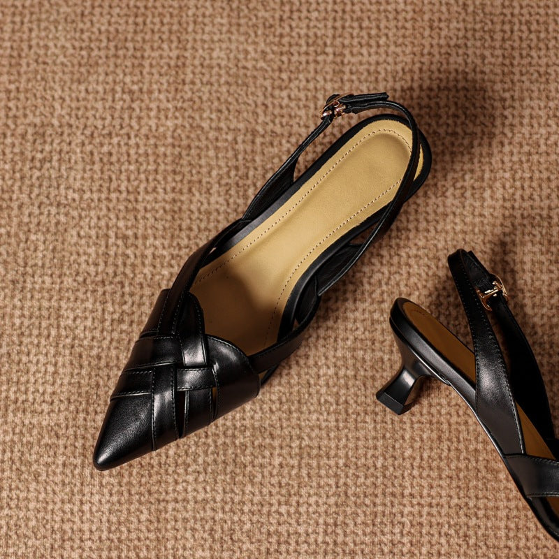 Valentina Genuine Leather Heels