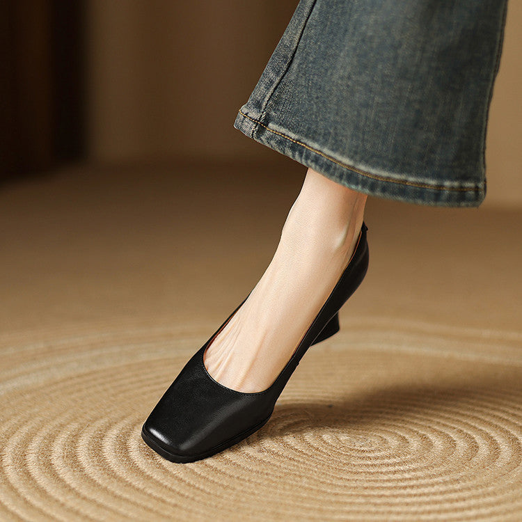 Eden Genuine Leather Heels