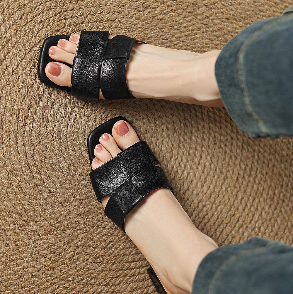 Sereno Leather Mules