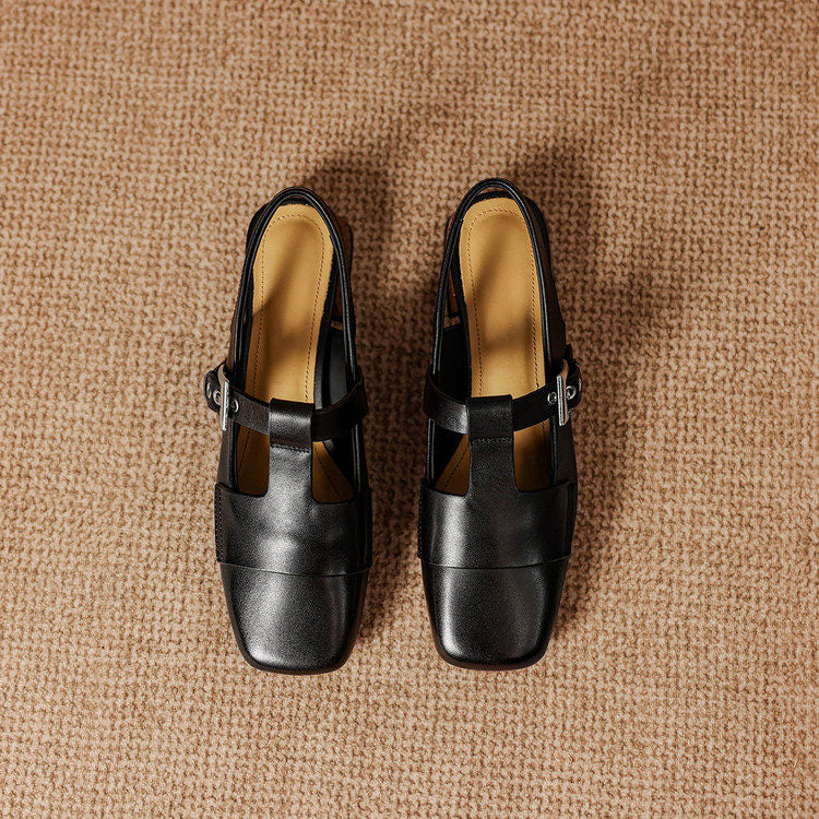Varetta Genuine Leather Heels