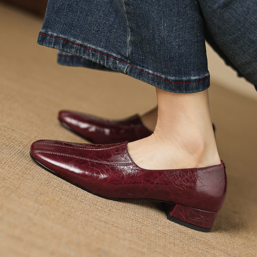 Velina Genuine Leather Loafers