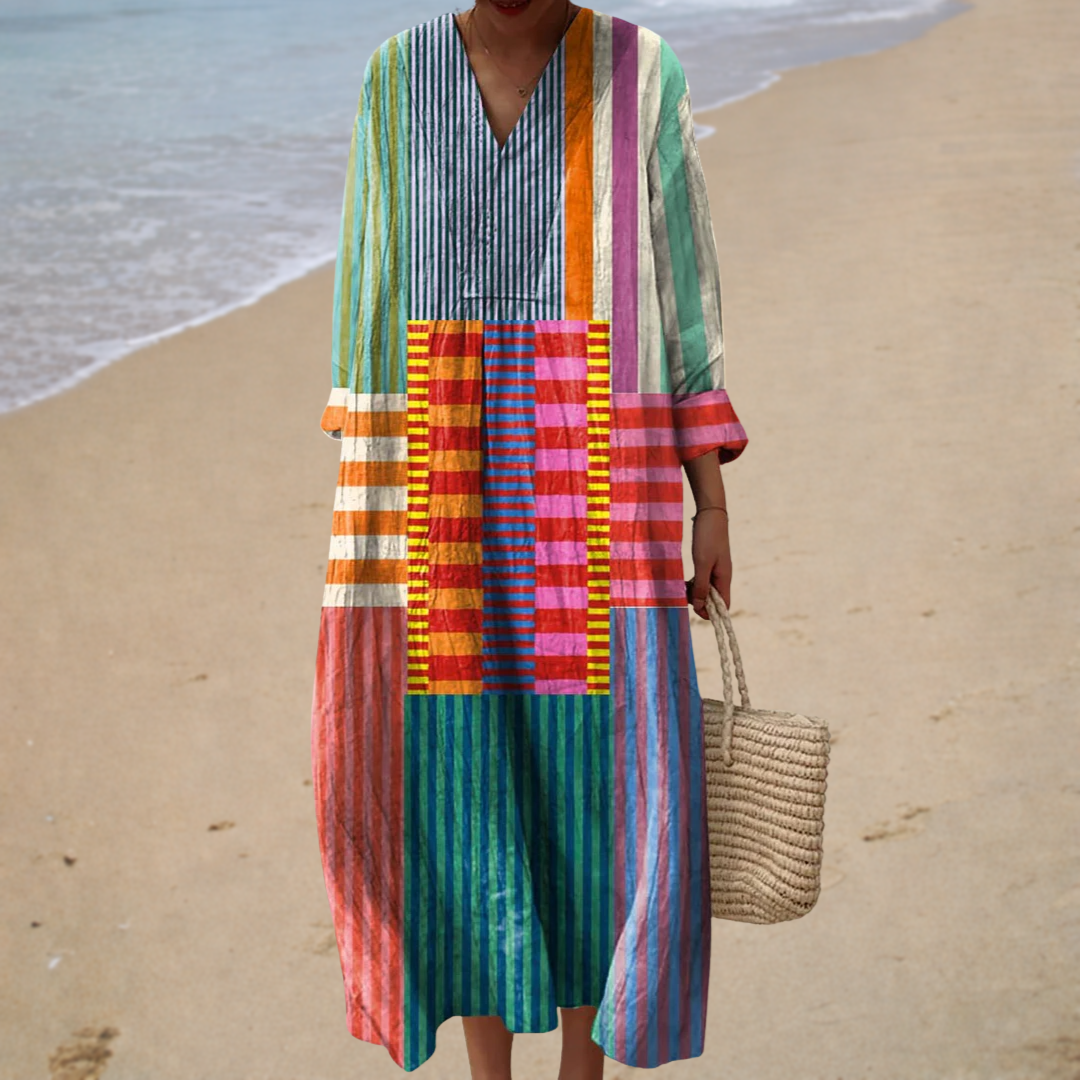 Summer Printed Dress that Enhances