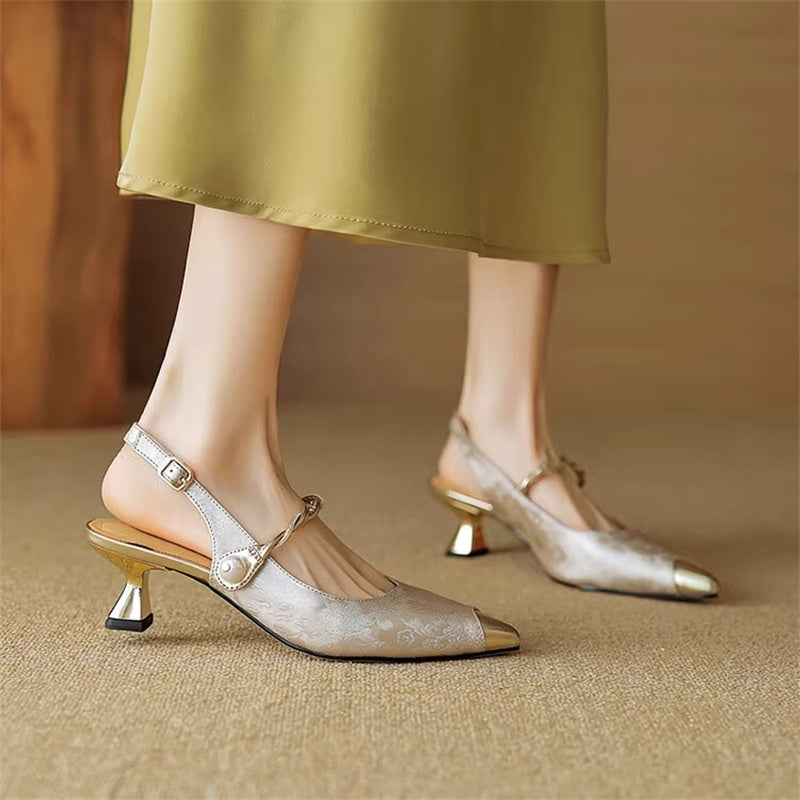 Jade Kitten Heels