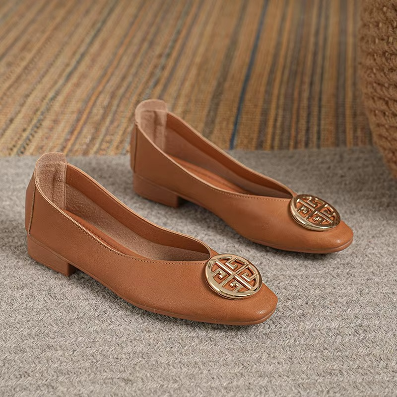 Archard Leather Flats