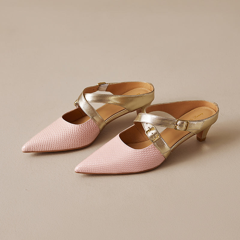 Brielle Genuine Leather Mules