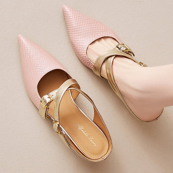 Brielle Genuine Leather Mules
