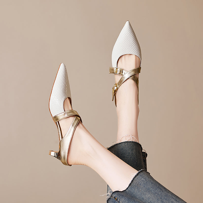 Brielle Genuine Leather Mules