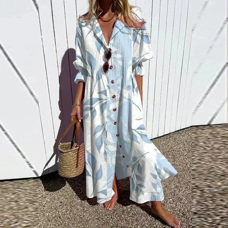 Soleil™ | Breezy Boho Maxi Dress-