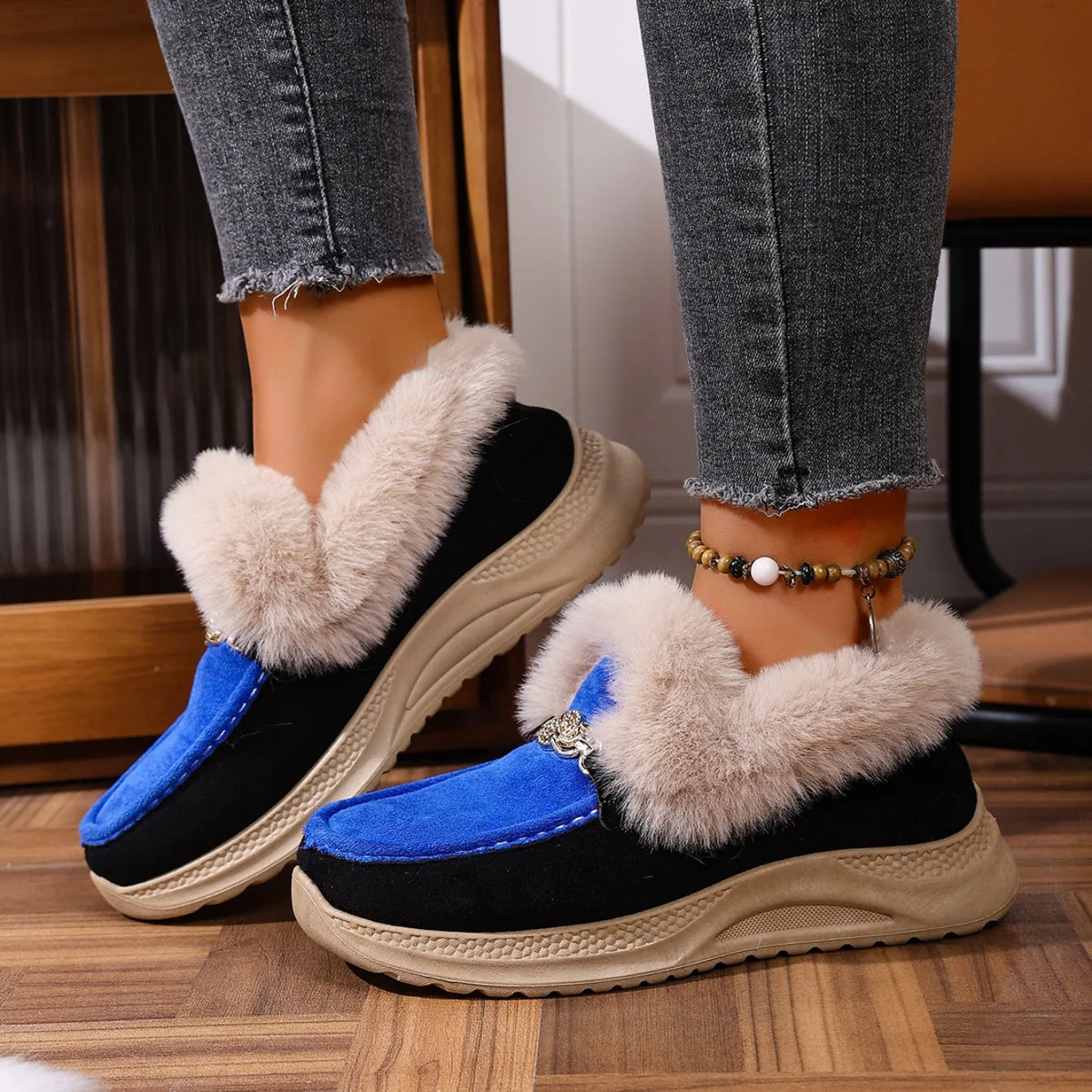 Valeria Lodge Fur Loafers
