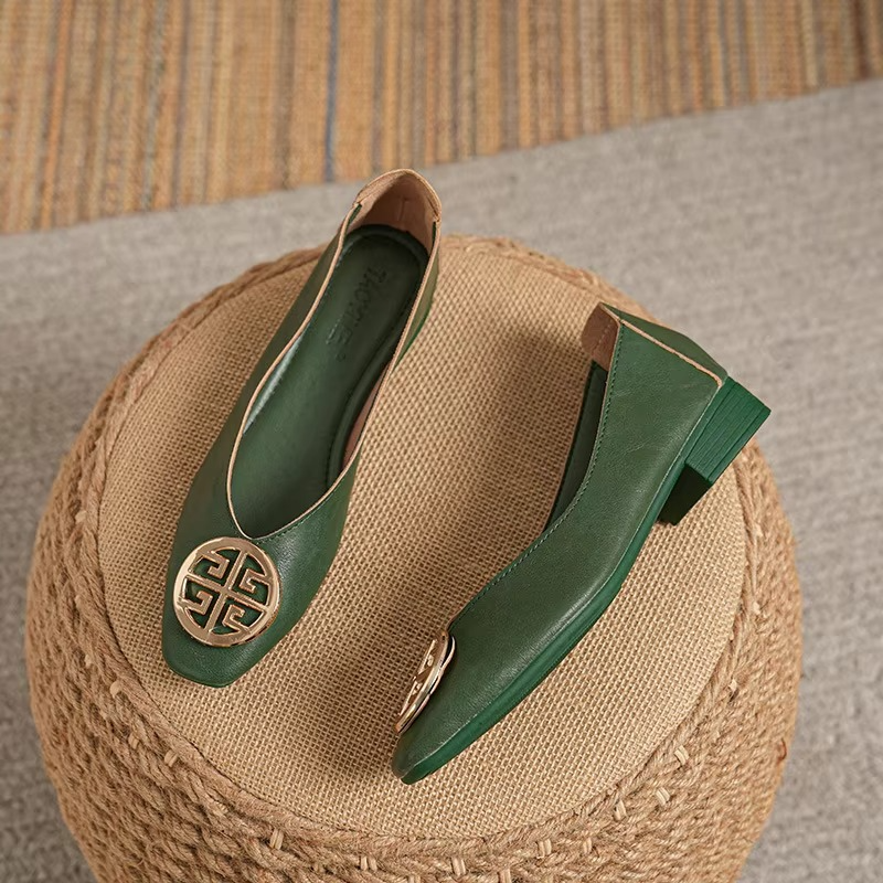 Archard Leather Flats
