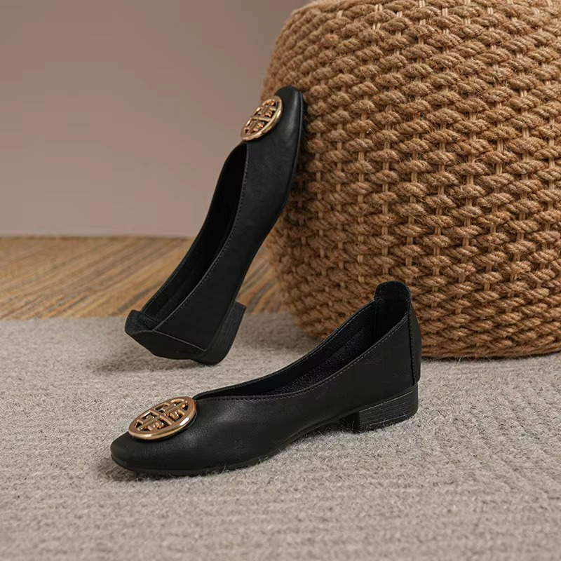 Archard Leather Flats