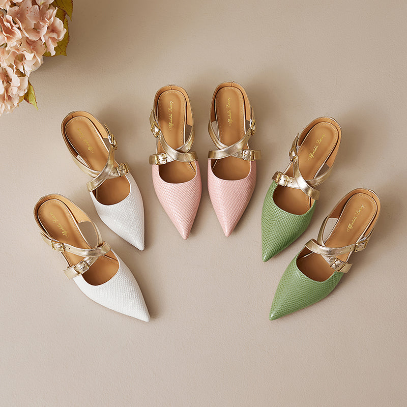 Brielle Genuine Leather Mules