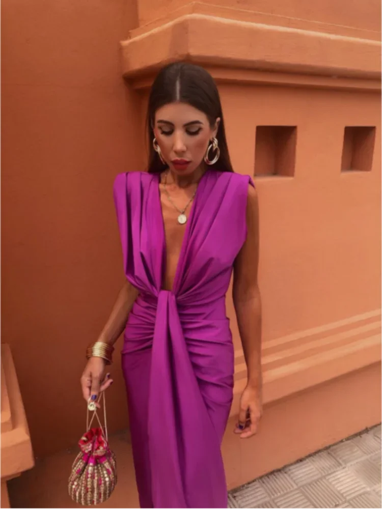 Violet & Grace™ | Elegant Pleated Dress