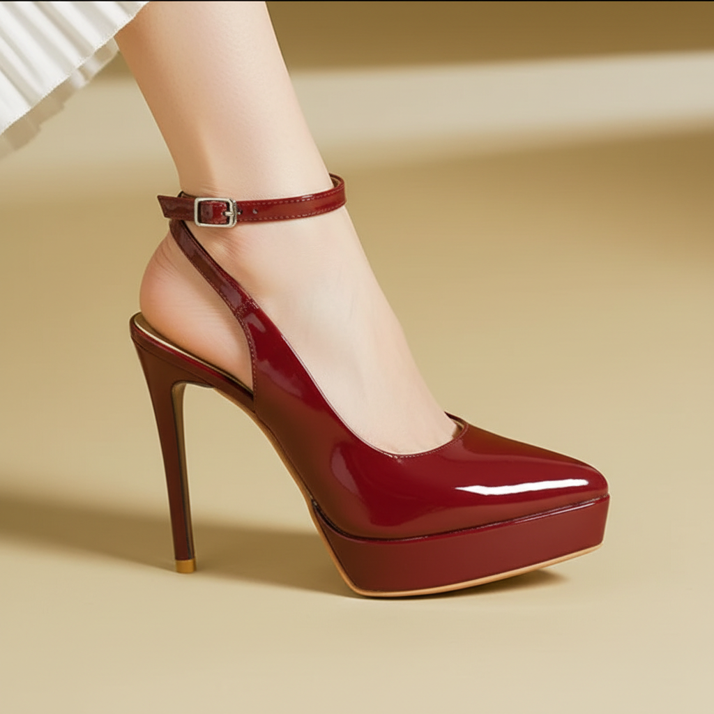 Arlena Leather Heels