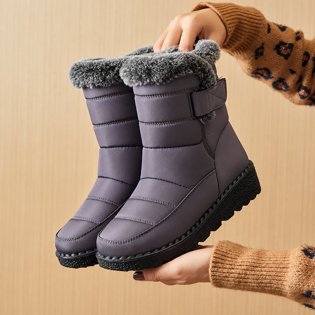 Mila™ | Quilted | Waterproof Non-Slip Mid-Calf Boots