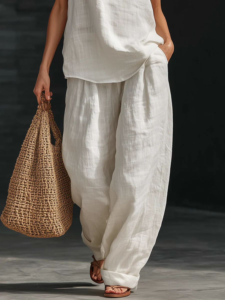Zoe™ – Sleeveless Top and Wide Pants