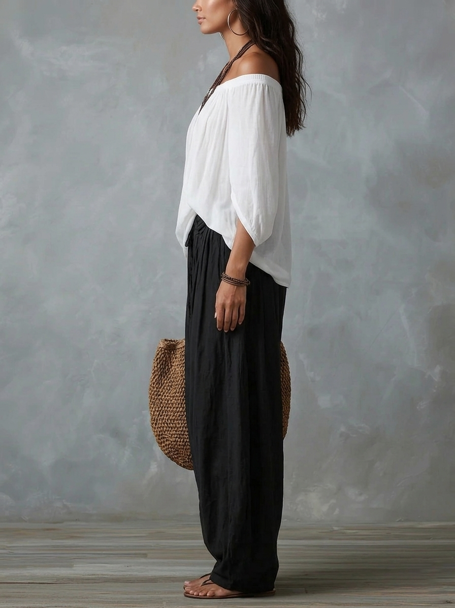 Tiziana | Boho Set with Balloon Pants