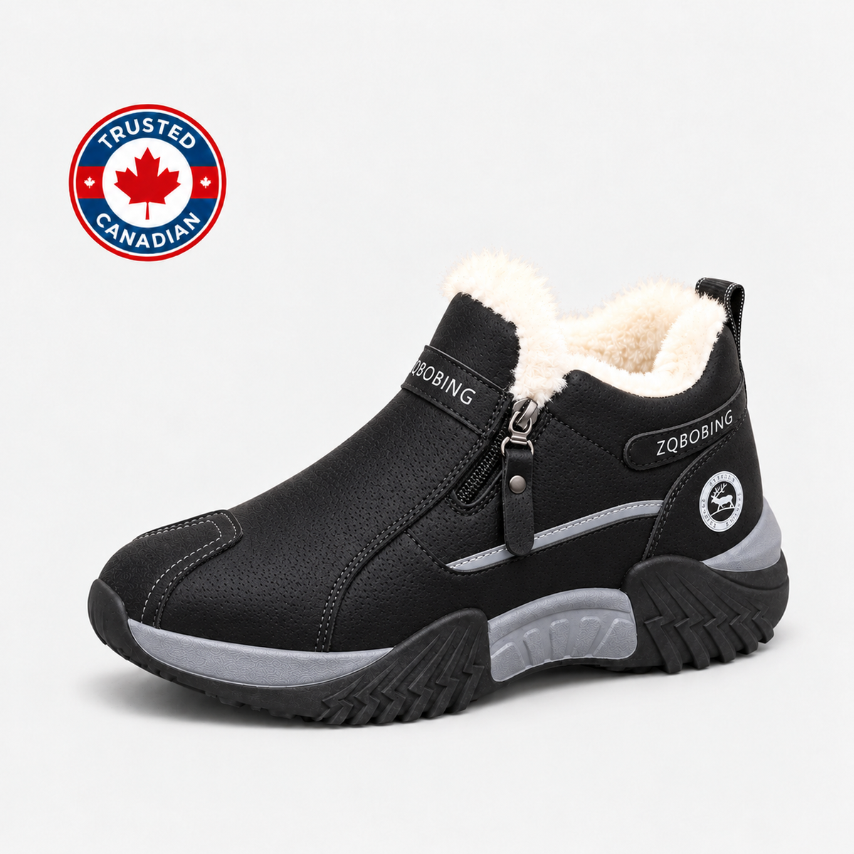 Nora™ | Quilted | Non-Slip Side-Zip Ankle Boots