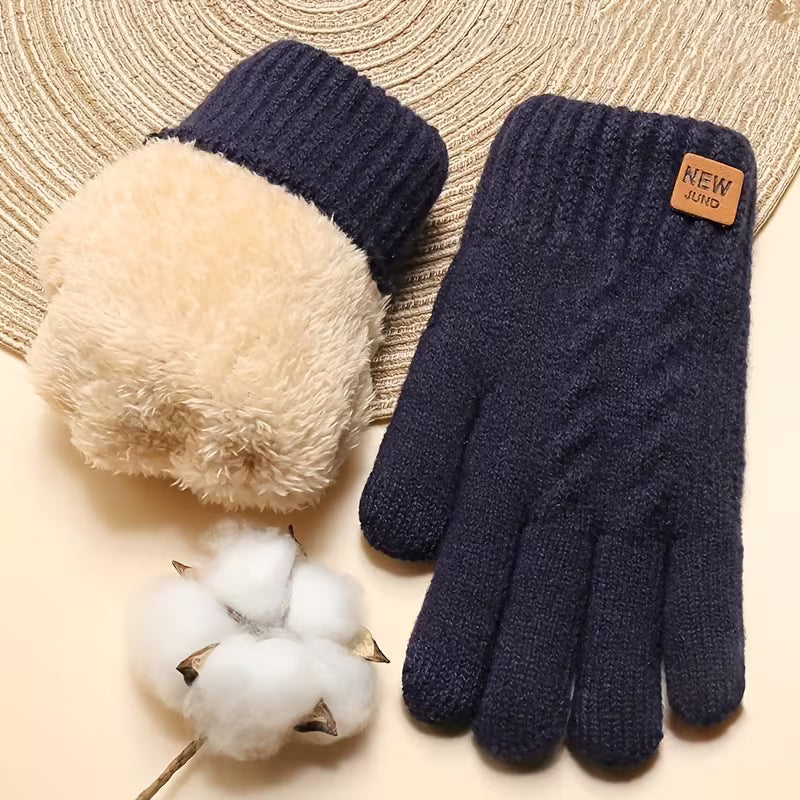 Mila – Warm Fleece-Lined Winter Gloves