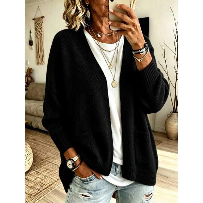 Riley™ | Relaxed Open-Front Cardigan