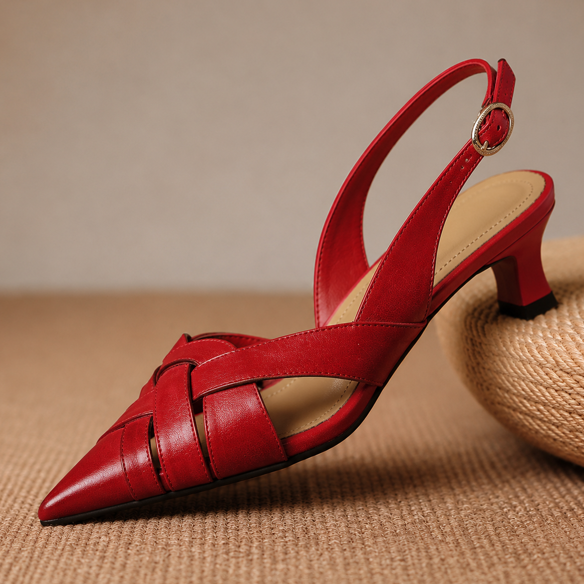 Valentina Genuine Leather Heels