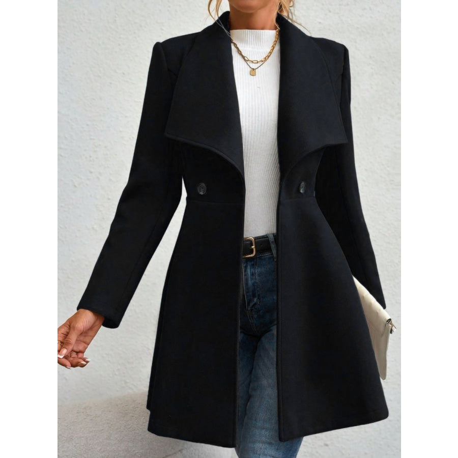 Victoria – Tailored Collared Longline Coat
