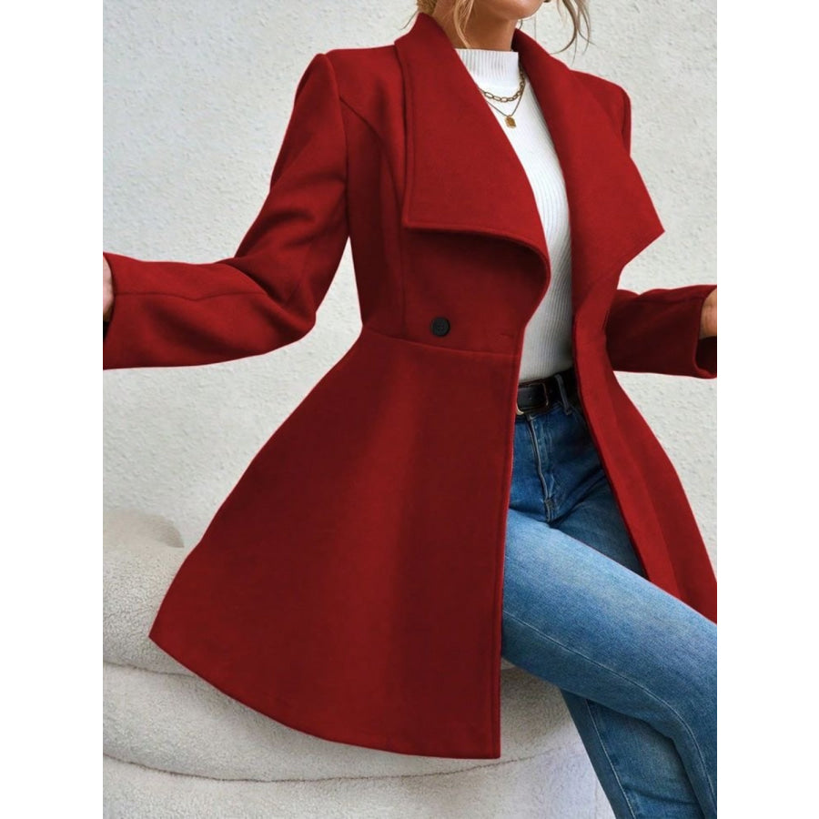 Victoria – Tailored Collared Longline Coat