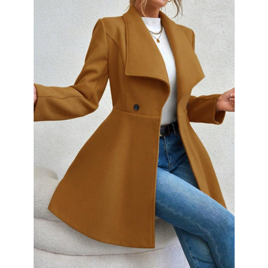 Victoria – Tailored Collared Longline Coat
