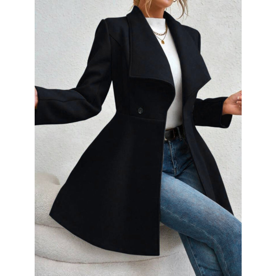 Victoria – Tailored Collared Longline Coat
