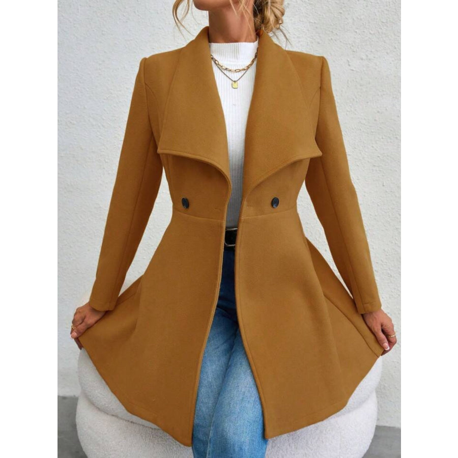 Victoria – Tailored Collared Longline Coat